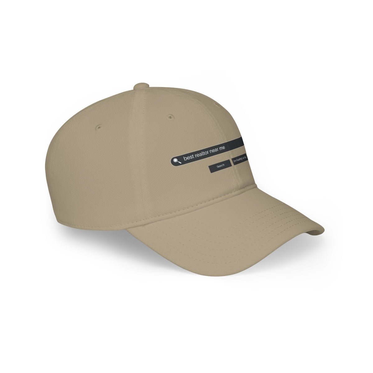 Search Best Realtor Near Me Low Profile Baseball Cap - ShirtRealtorsWear