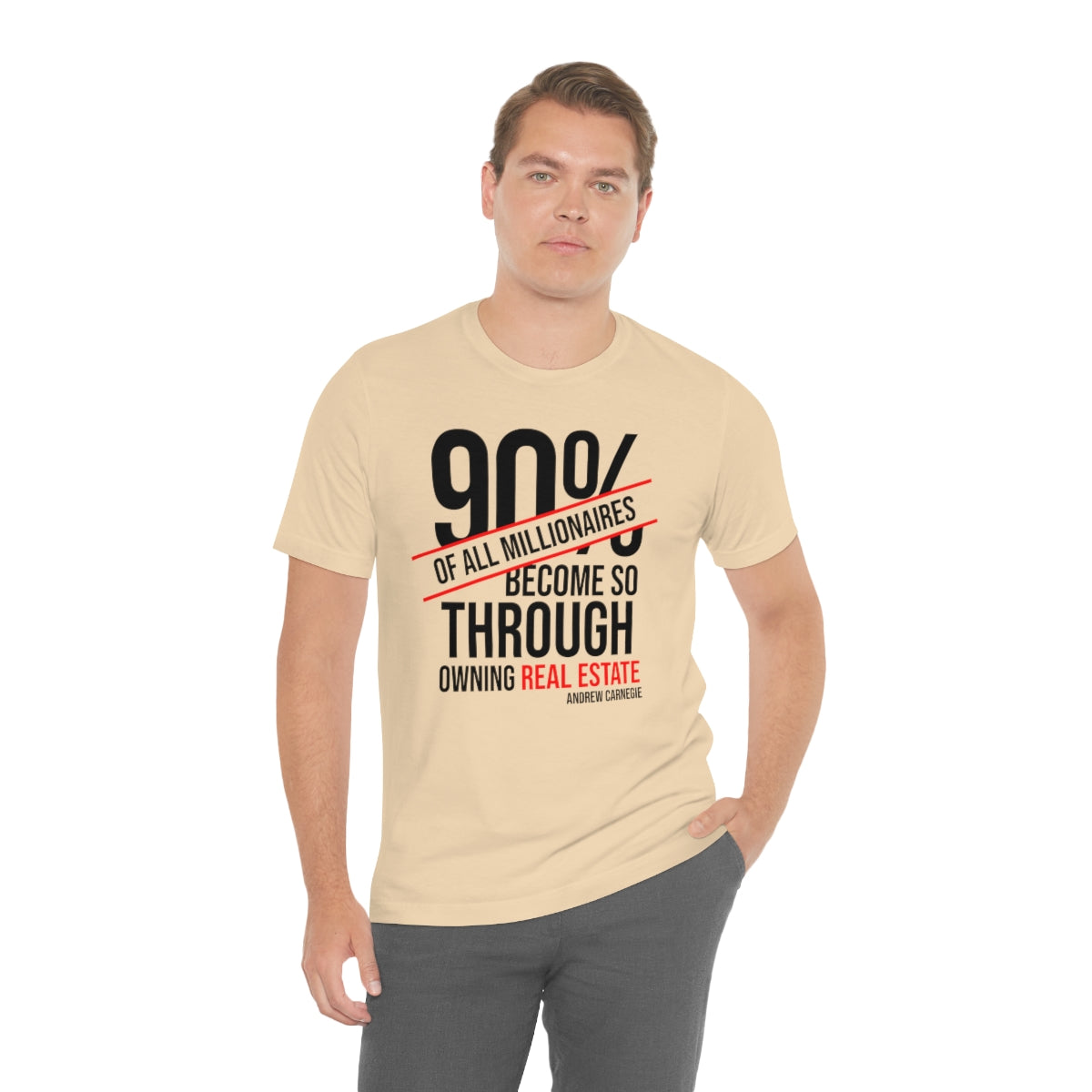 90 Percent of Millionaires - ShirtRealtorsWear