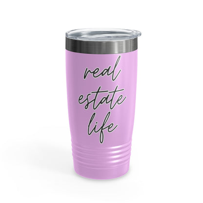 Real Estate Life Elegant Ringneck Tumbler