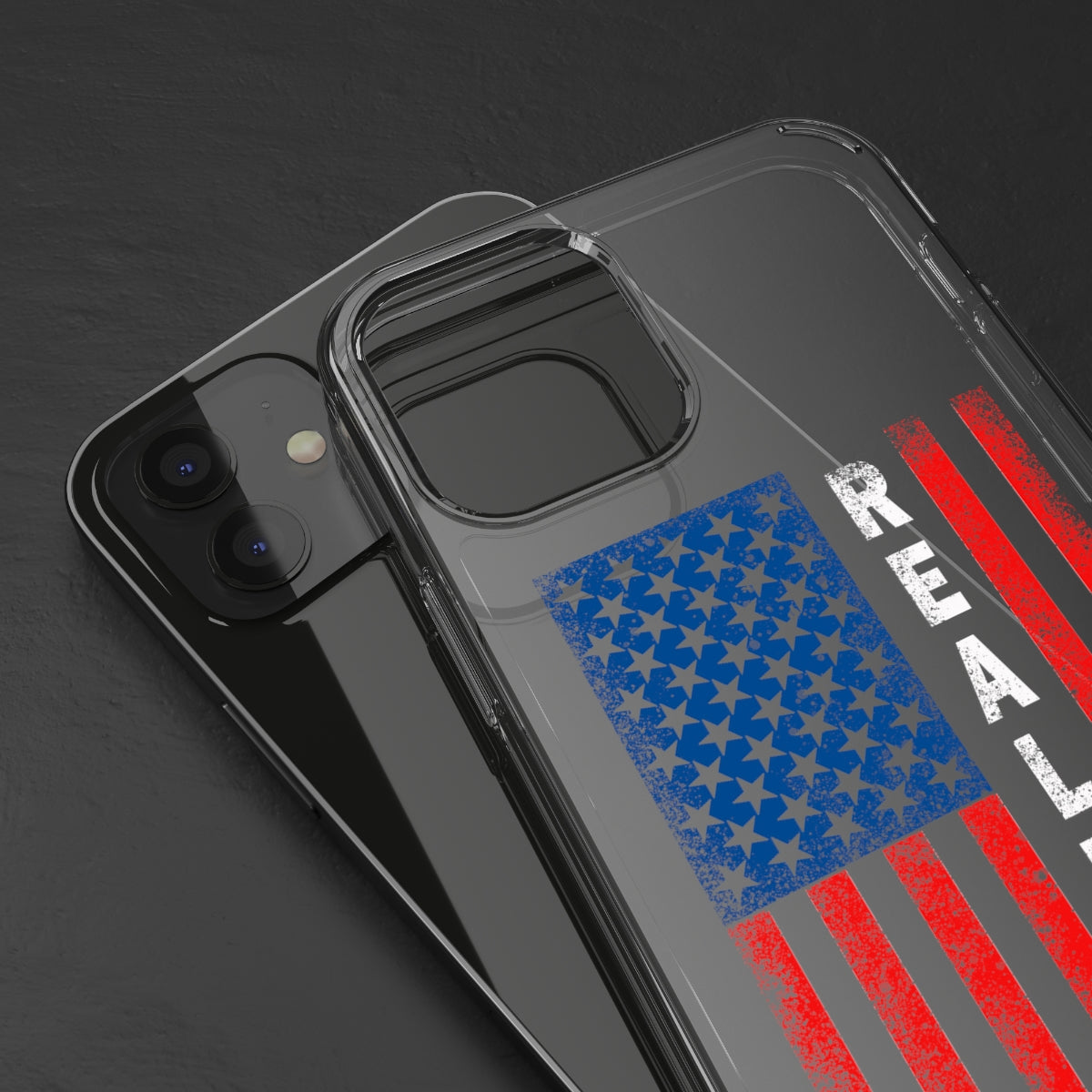 American Flag Realtor Clear Phone Case