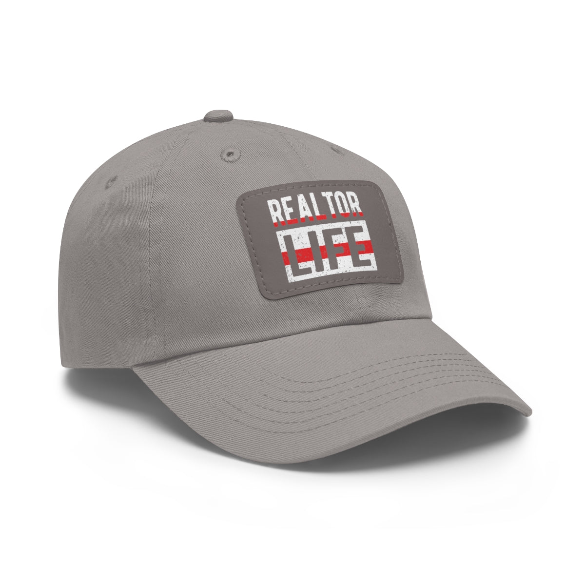 Realtor Life Hat with Leather Patch - ShirtRealtorsWear