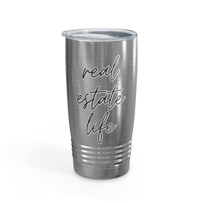 Real Estate Life Elegant Ringneck Tumbler