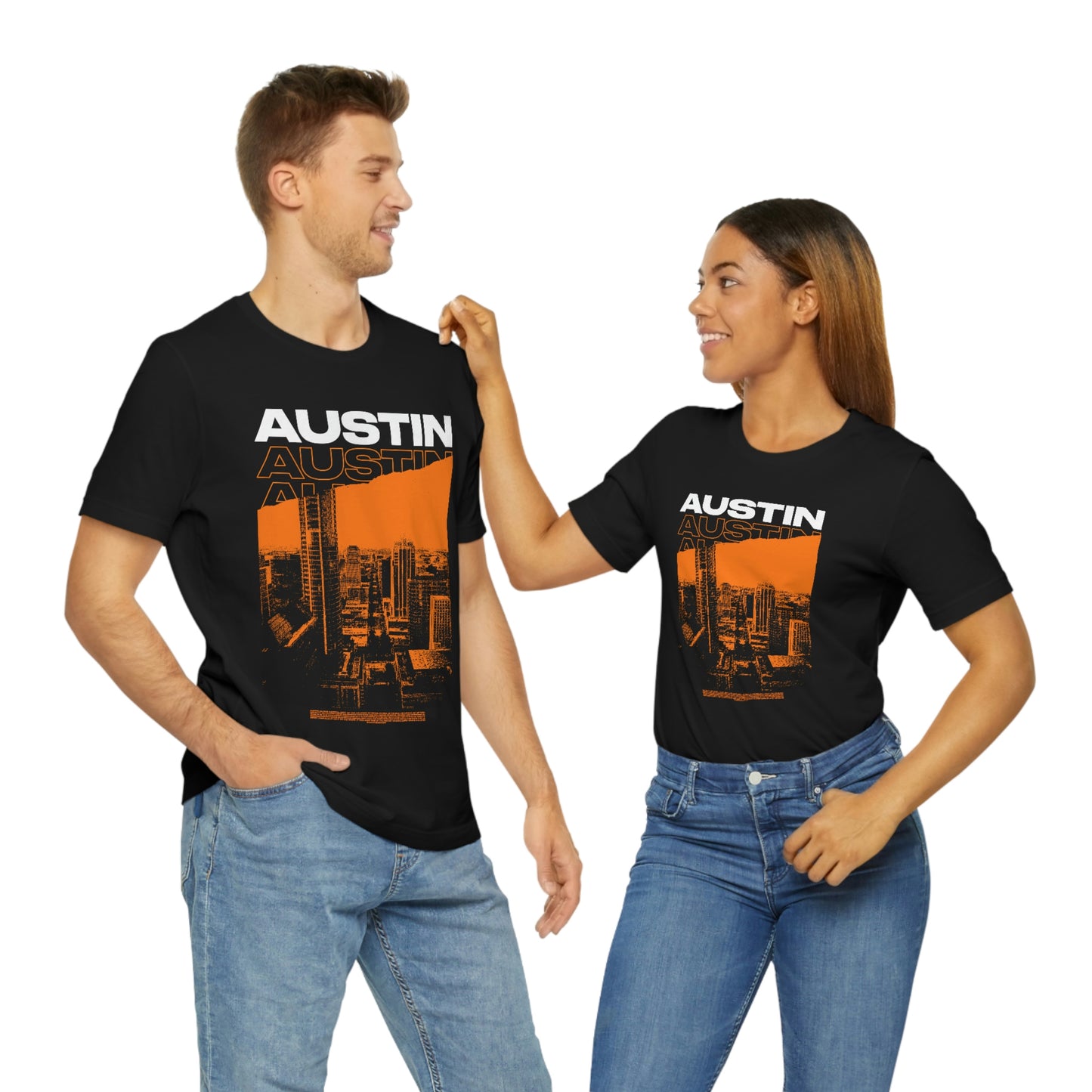 Austin Cityscape Orange