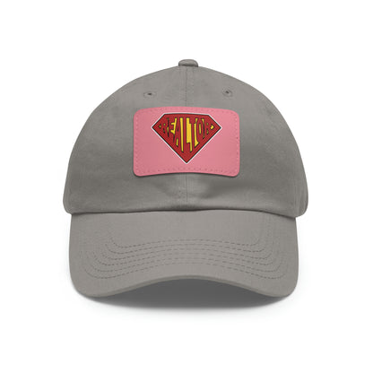 Super Realtor Hat with Leather Patch