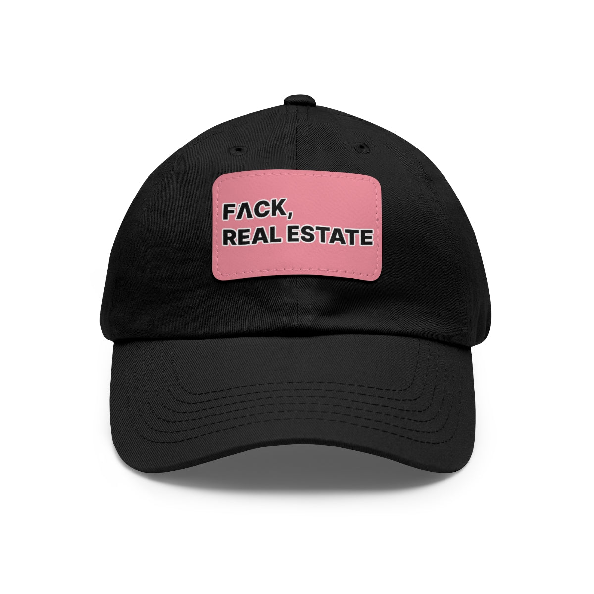 FACK Real Estate Hat with Leather Patch