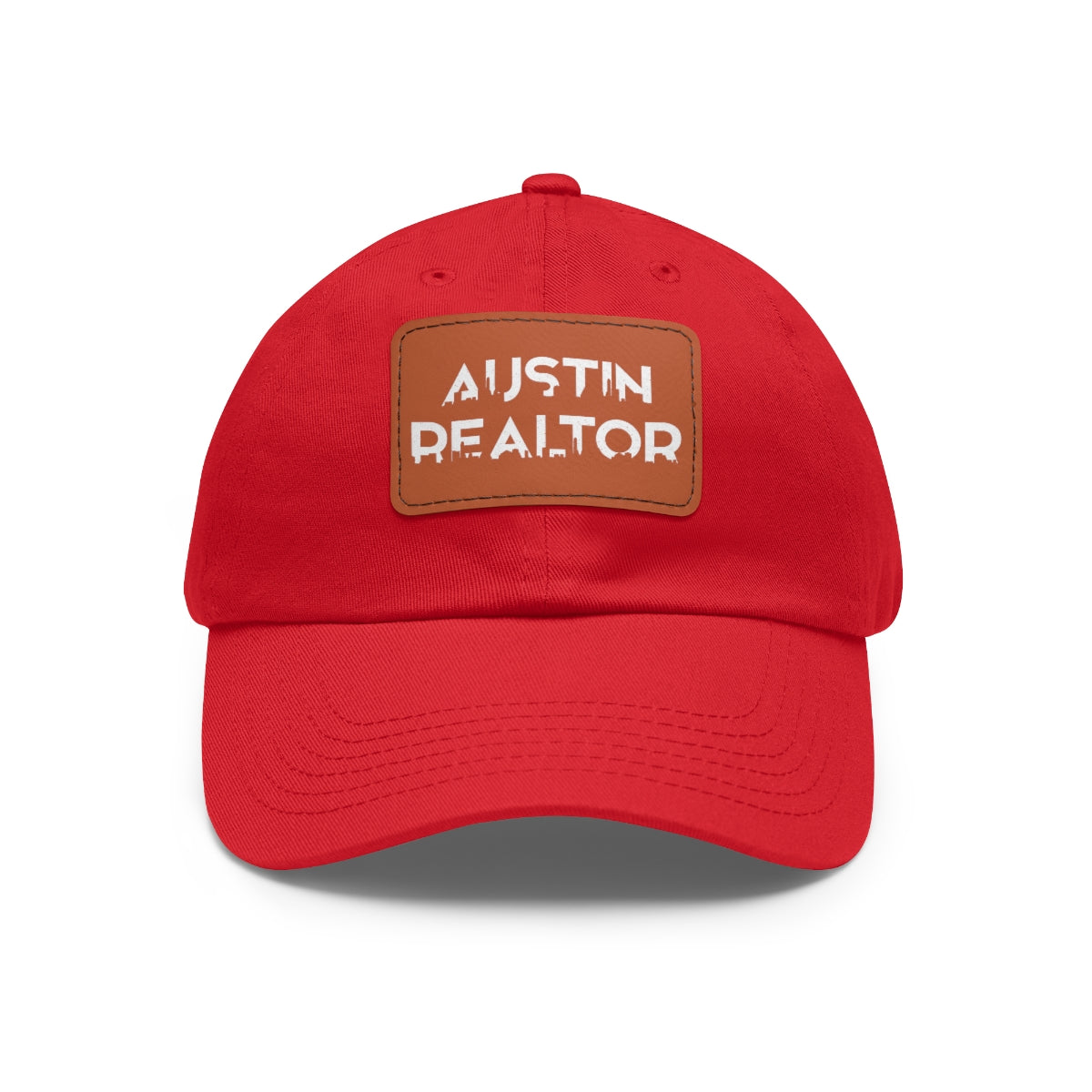 Austin Realtor Skyline Hat with Leather Patch