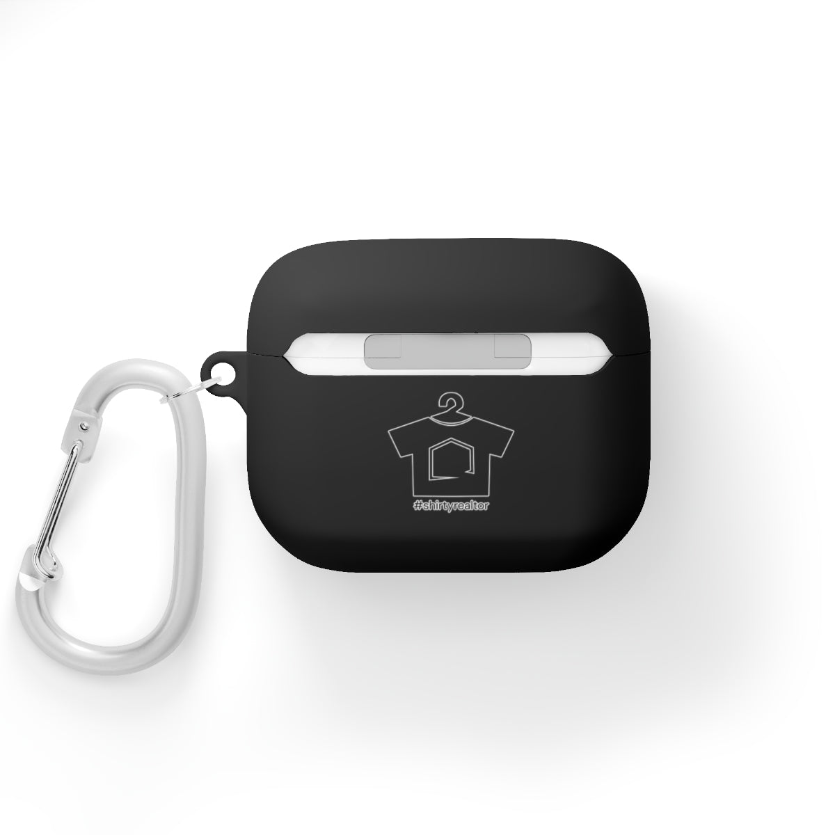 Shirty Realtor Black Logo AirPods Case - ShirtRealtorsWear