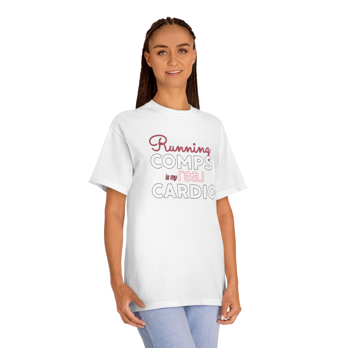 Running Comps REAL PINK Unisex Classic Tee - REAL ESTATE Tease