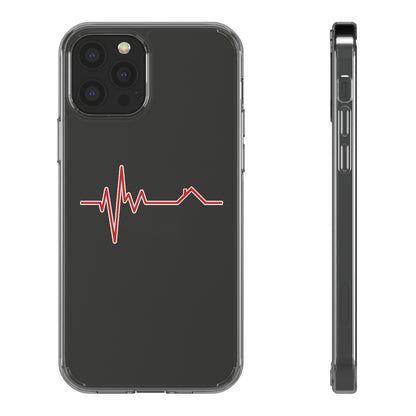 Housebeat Red Clear Phone Case