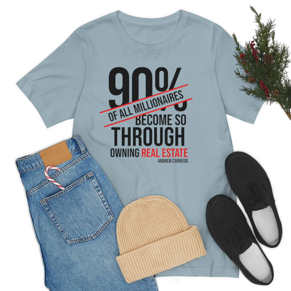 90 Percent of Millionaires - ShirtRealtorsWear