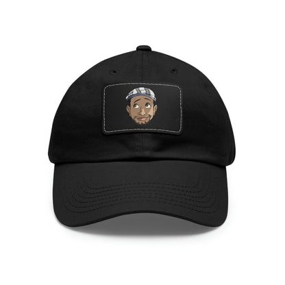 @ianofaustin Head Logo Hat with Leather Patch #ianofaustin