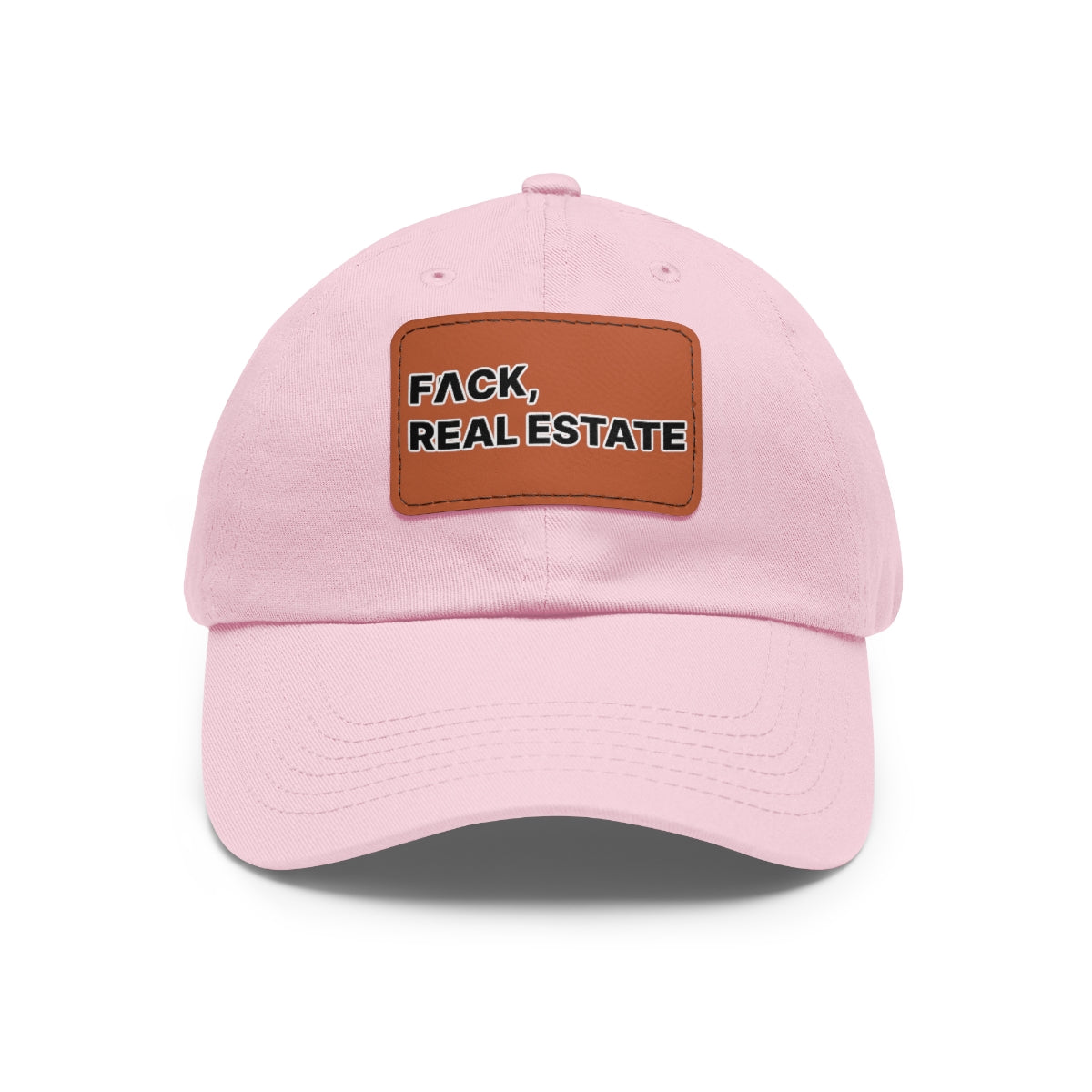 FACK Real Estate Hat with Leather Patch