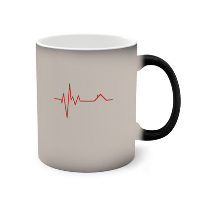 Housebeat Red Color Changing Mug