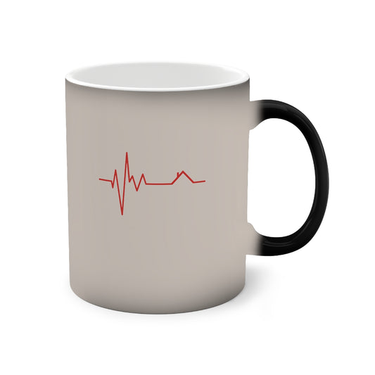 Housebeat Red Color Changing Mug