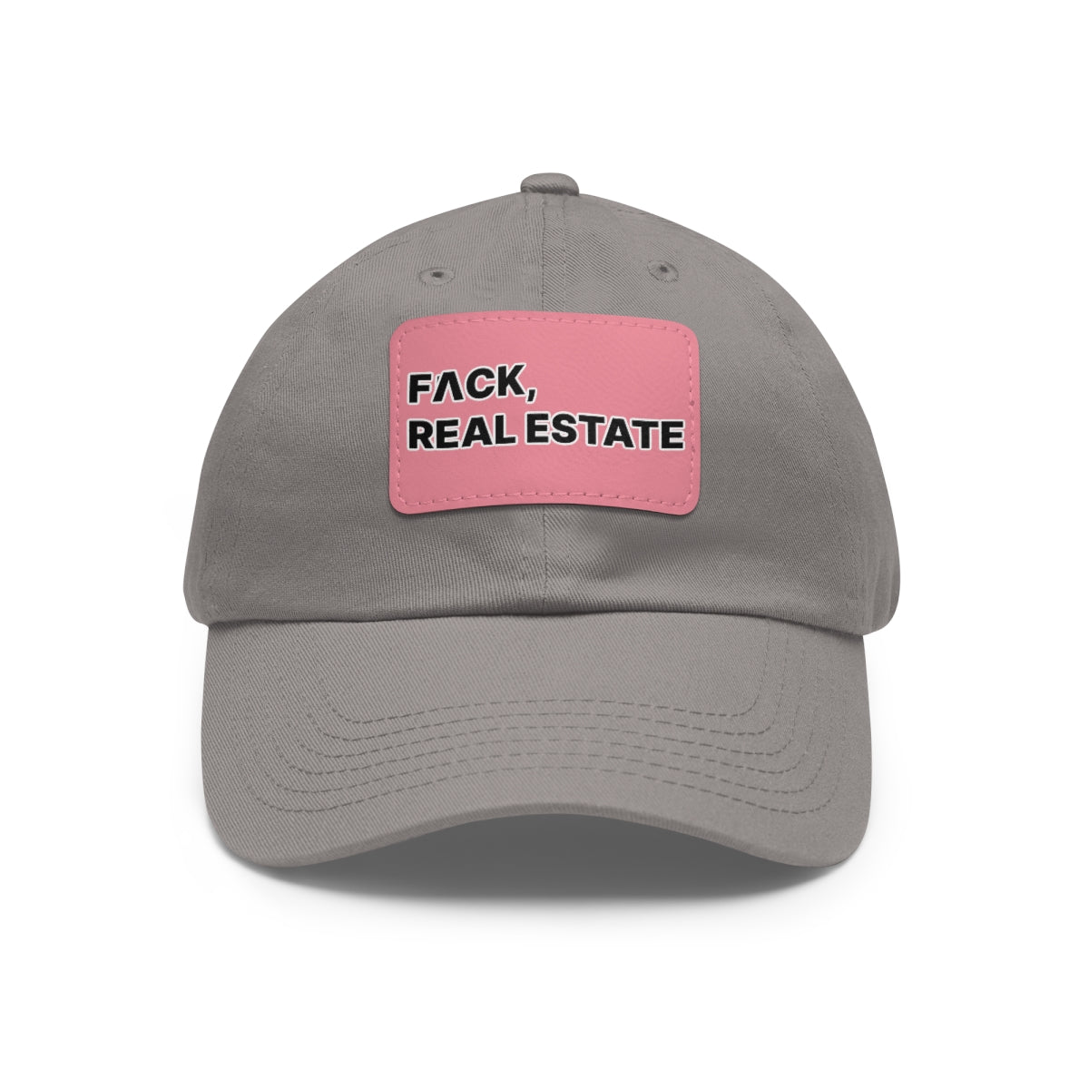 FACK Real Estate Hat with Leather Patch