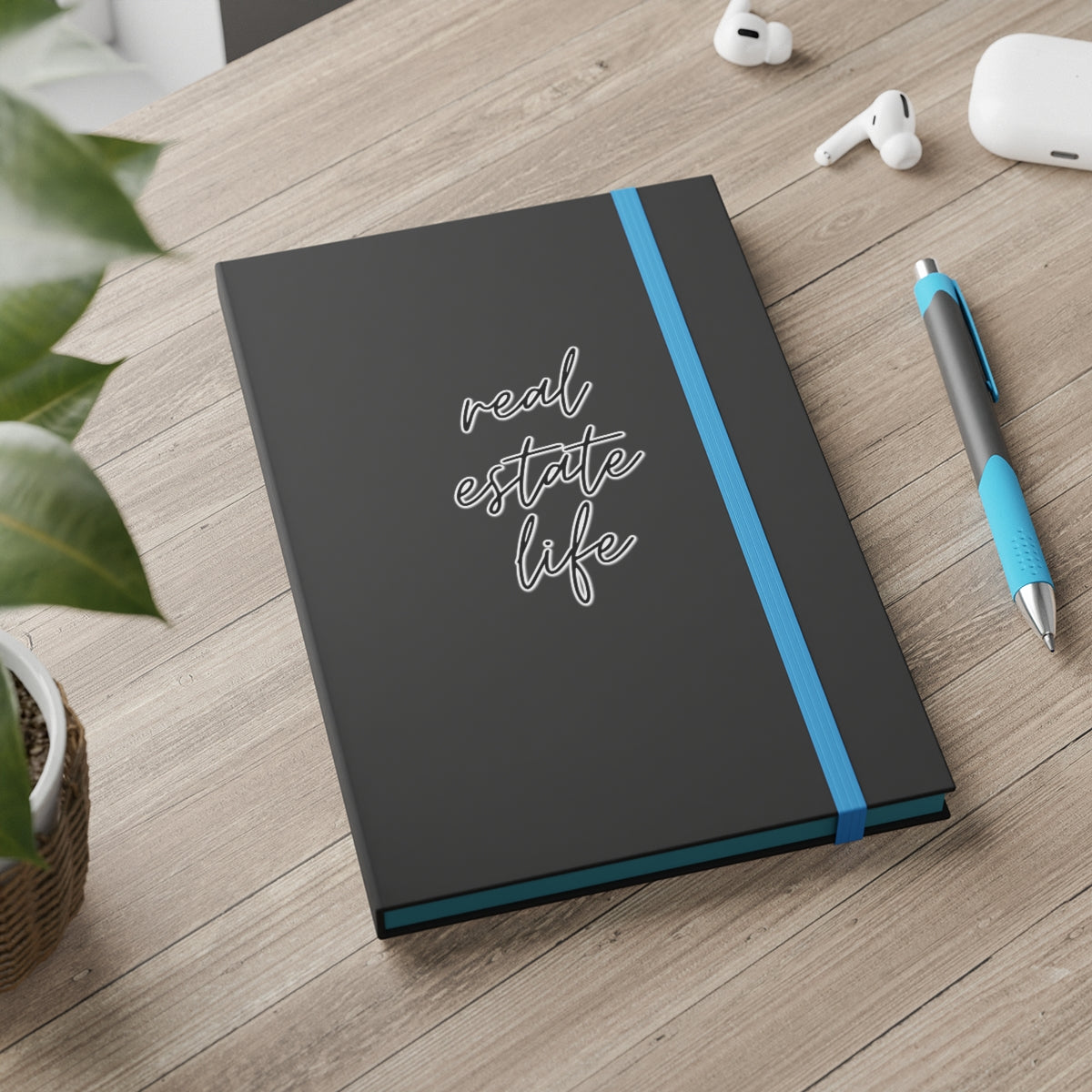 Real Estate Life Elegant Ruled Notebook