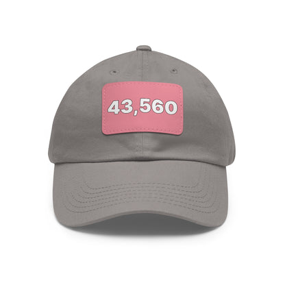 43,560 Hat with Leather Patch