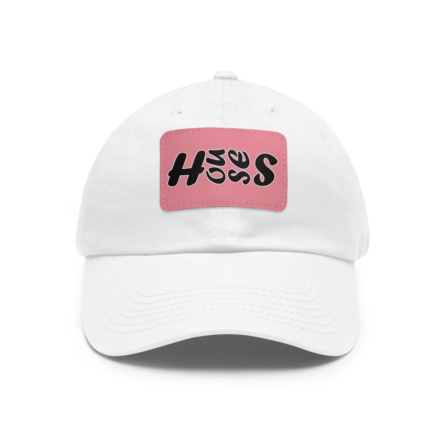 Houses Side-Scroll Bold Hat with Leather Patch