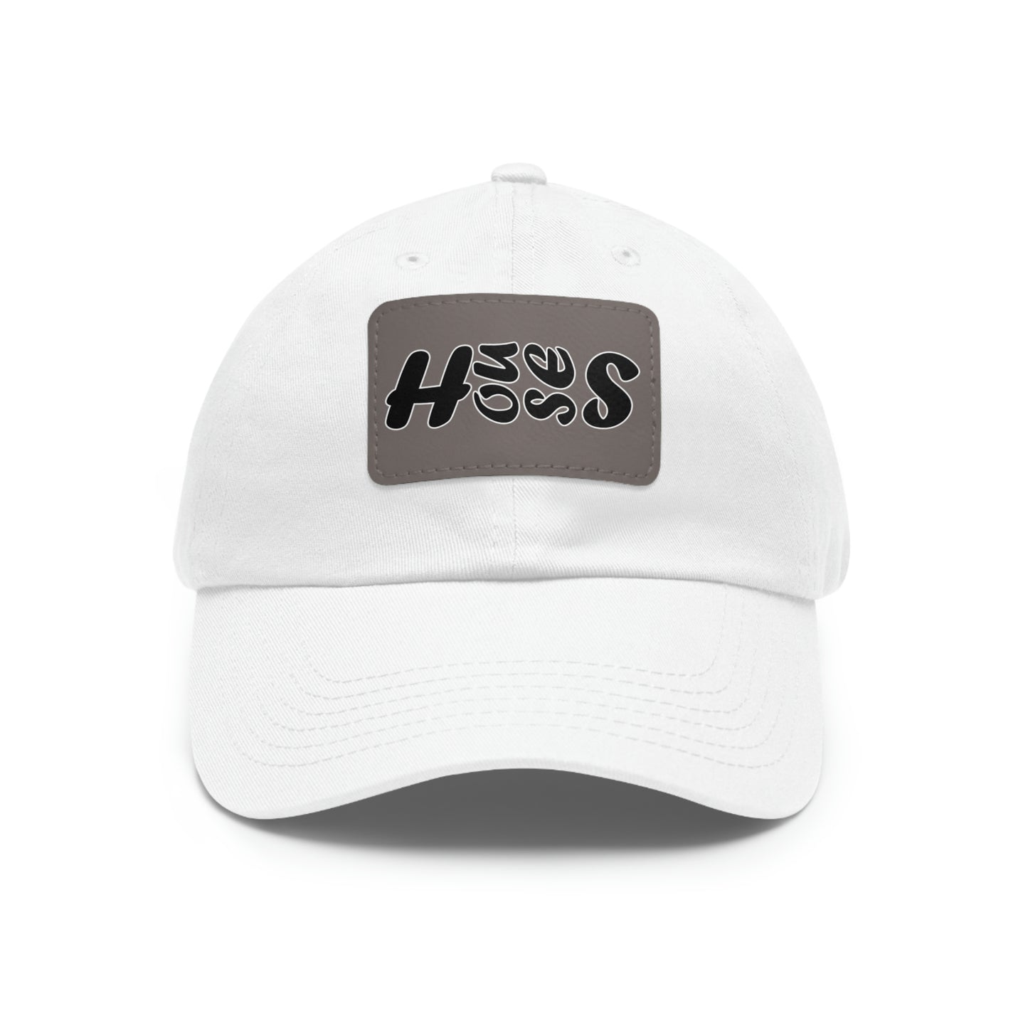 Houses Side-Scroll Bold Hat with Leather Patch