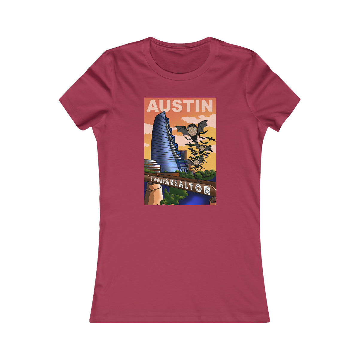 Austin Bat Bridge Women's Favorite Tee #ianofaustin