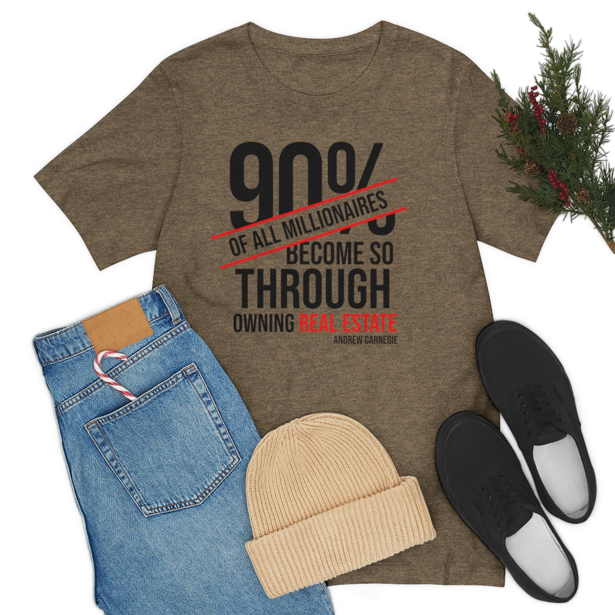 90 Percent of Millionaires - ShirtRealtorsWear