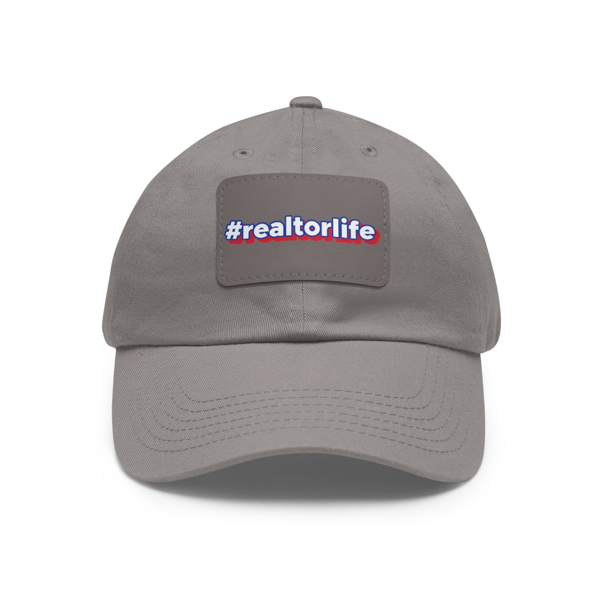 Hashtag Realtorlife Hat with Leather Patch