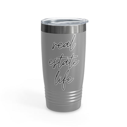 Real Estate Life Elegant Ringneck Tumbler