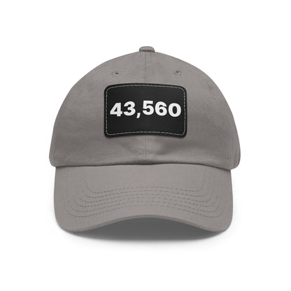 43,560 Hat with Leather Patch