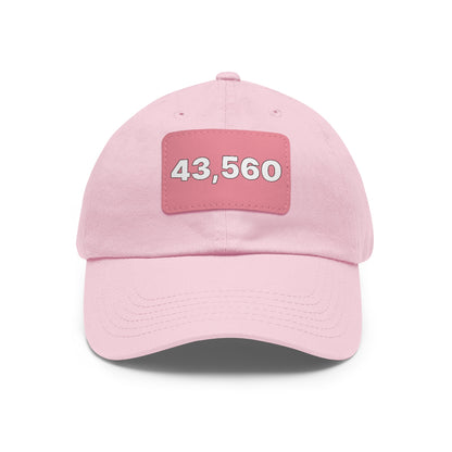 43,560 Hat with Leather Patch