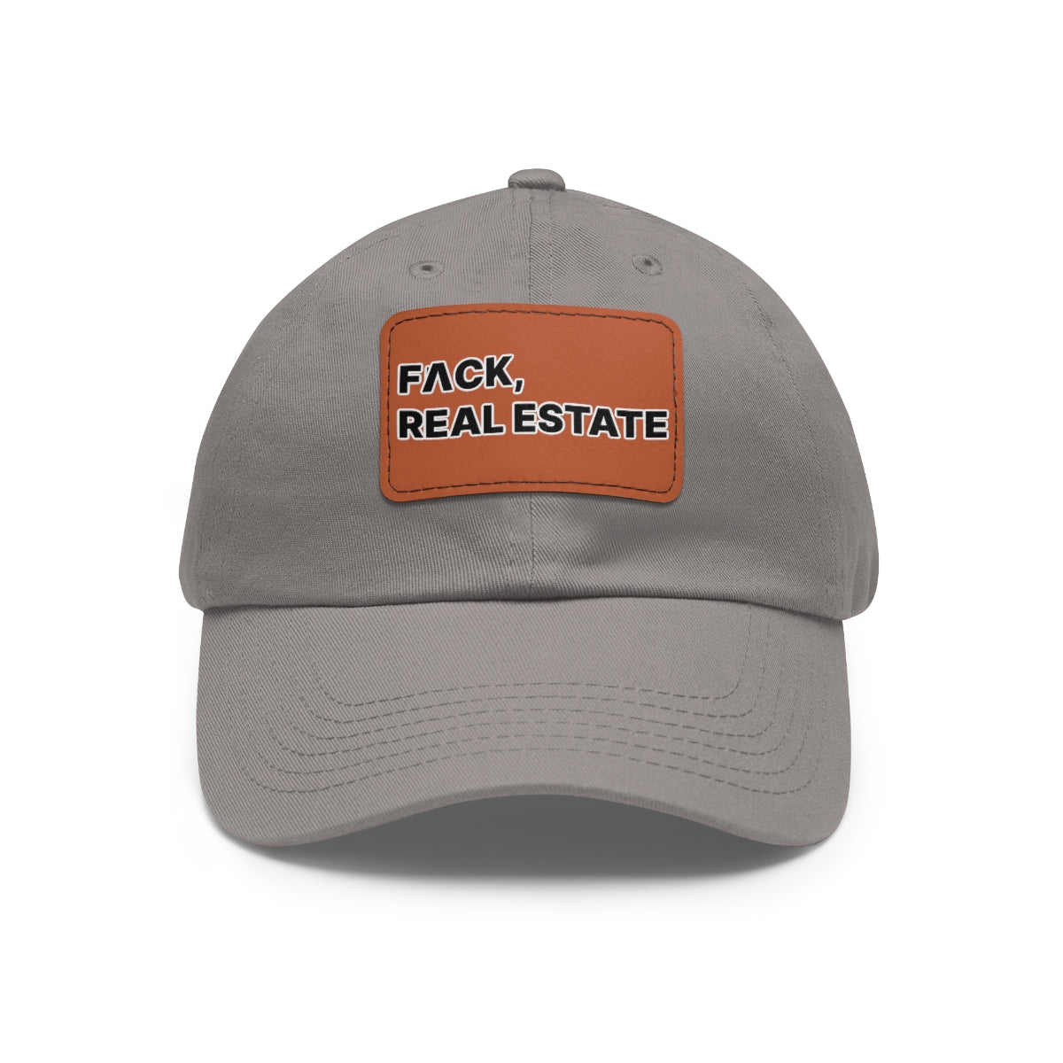 FACK Real Estate Hat with Leather Patch