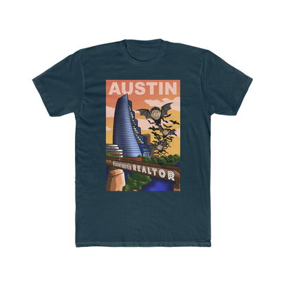 Austin Bat Bridge Men's Cotton Crew Tee #ianofaustin