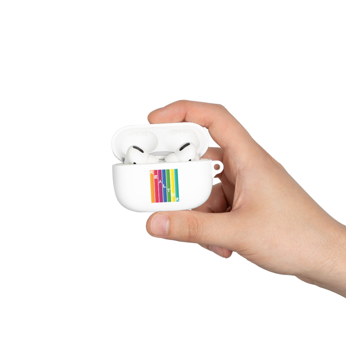 Realtor Colored Bars AirPods Case - Shirty Realtor #shirtyrealtor