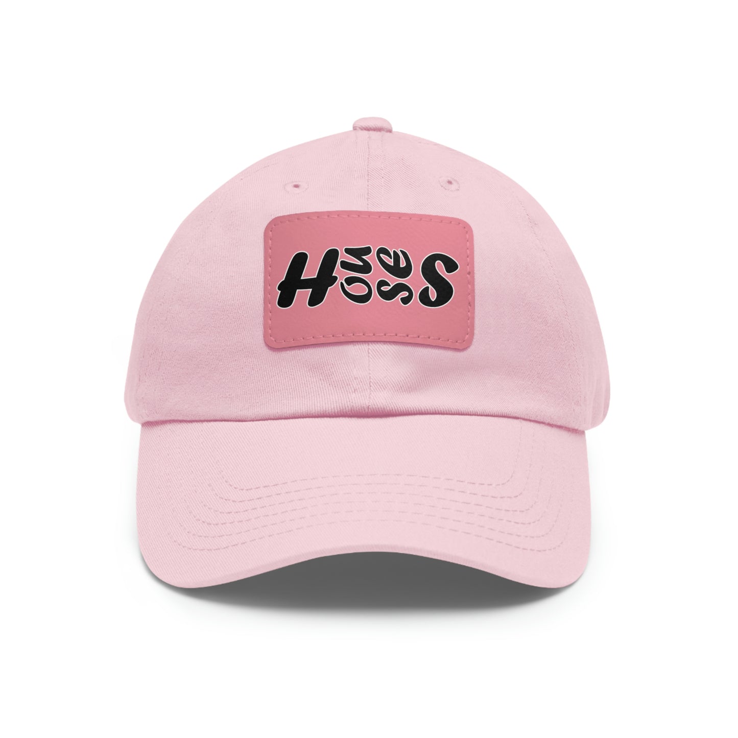 Houses Side-Scroll Bold Hat with Leather Patch