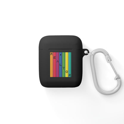 Realtor Colored Bars AirPods Case - Shirty Realtor #shirtyrealtor