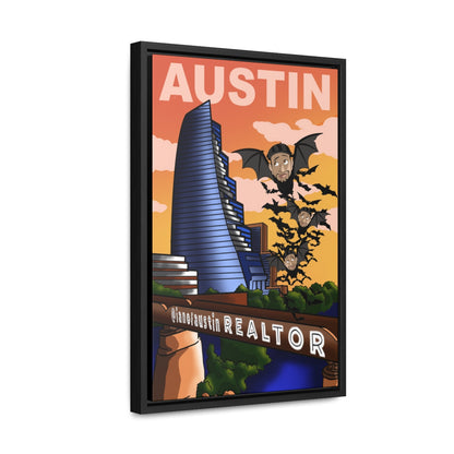 ianofAustin Bat Bridge Canvas - ShirtRealtorsWear