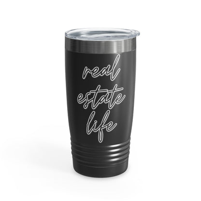 Real Estate Life Elegant Ringneck Tumbler