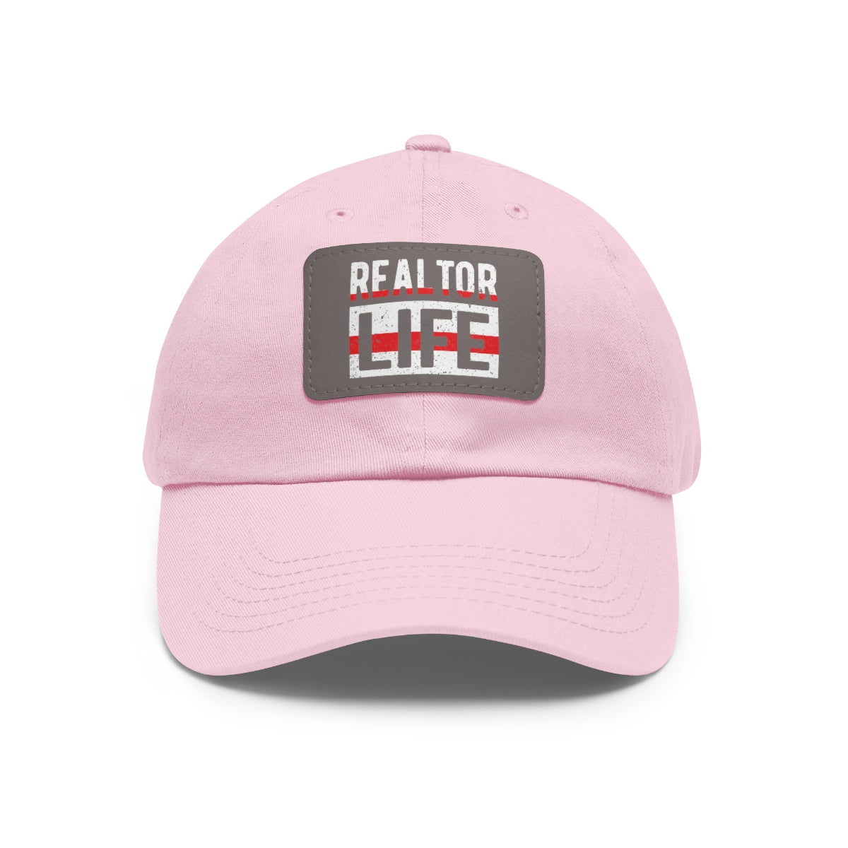 Realtor Life Hat with Leather Patch - ShirtRealtorsWear