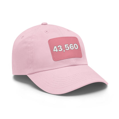 43,560 Hat with Leather Patch