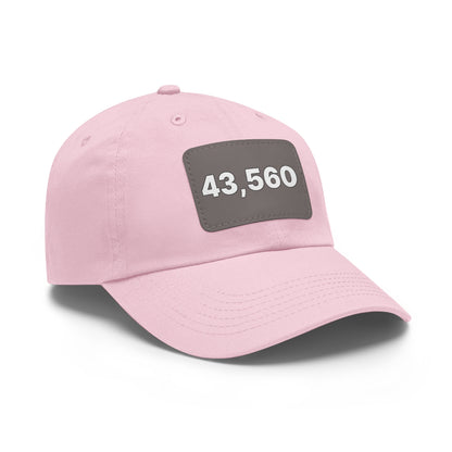 43,560 Hat with Leather Patch