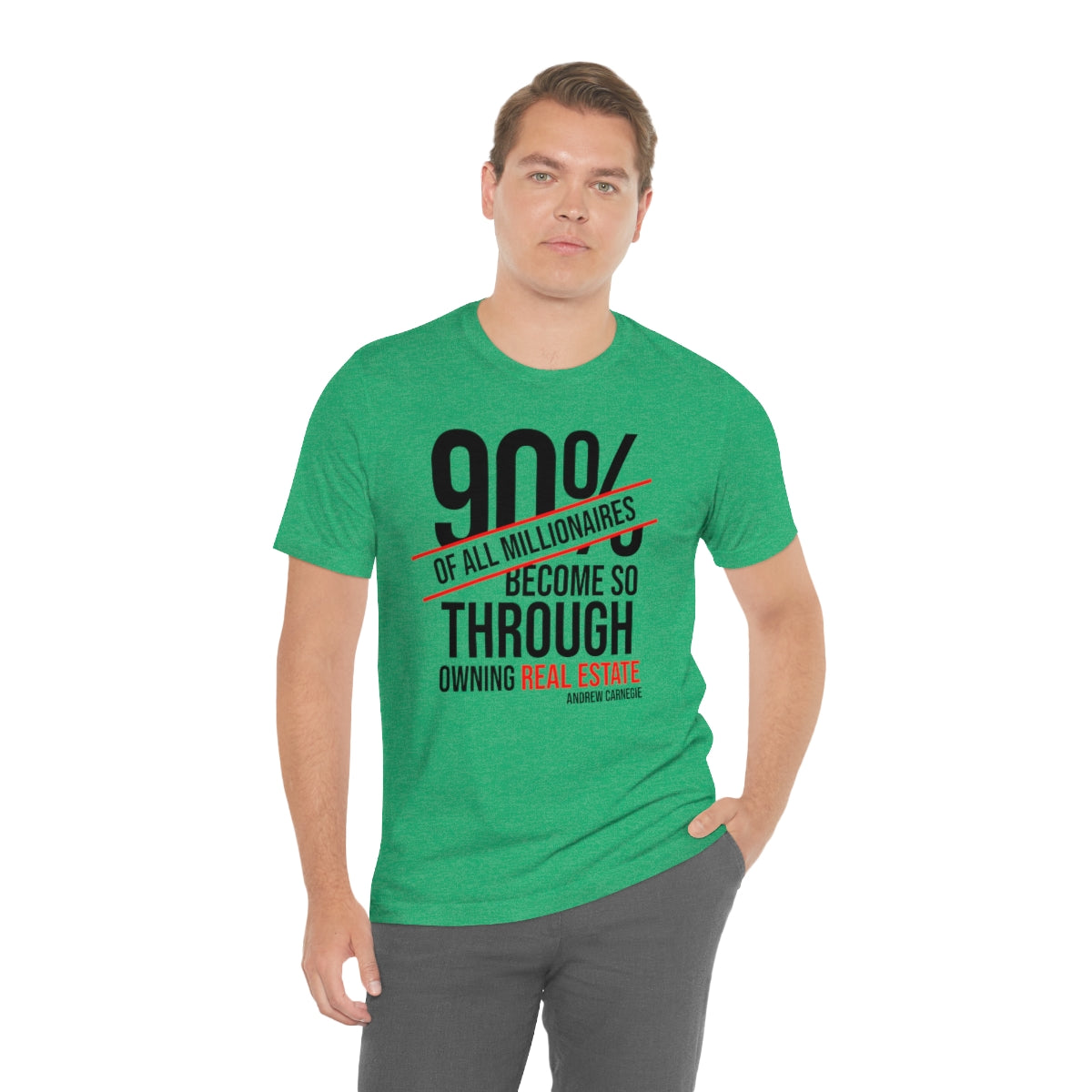 90 Percent of Millionaires - ShirtRealtorsWear