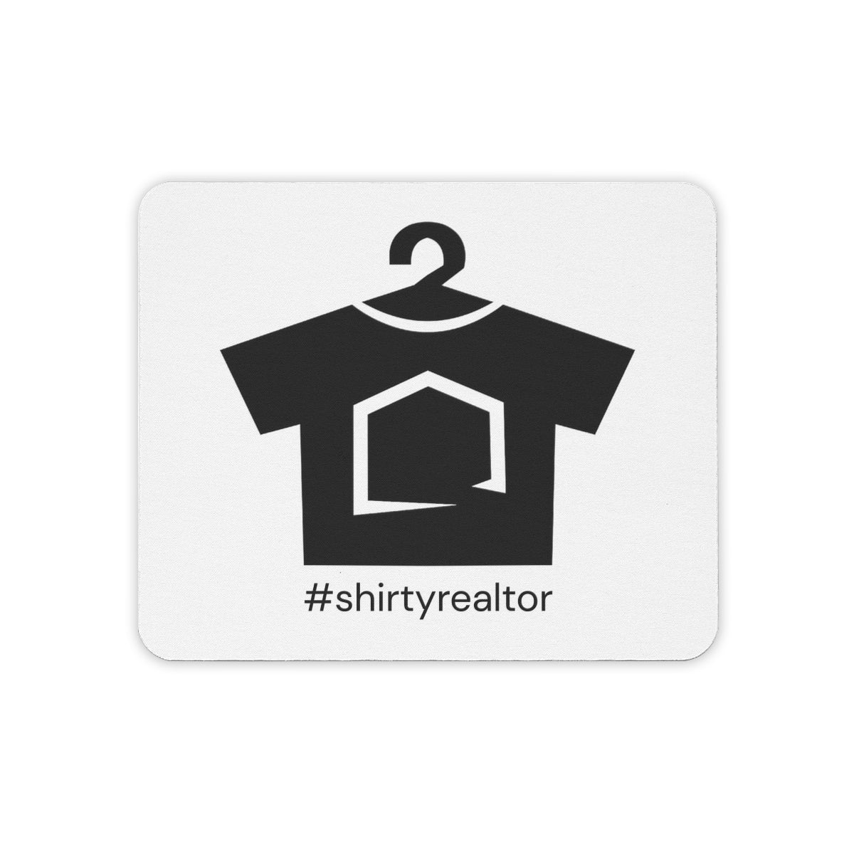 ShirtyRealtor Black Logo Mouse Pad