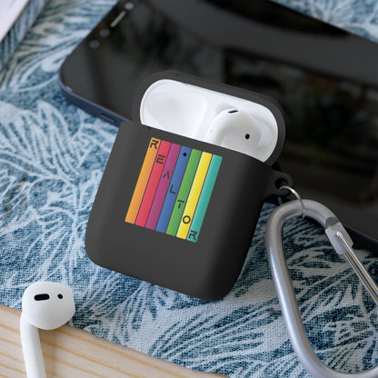 Realtor Colored Bars AirPods Case - Shirty Realtor #shirtyrealtor