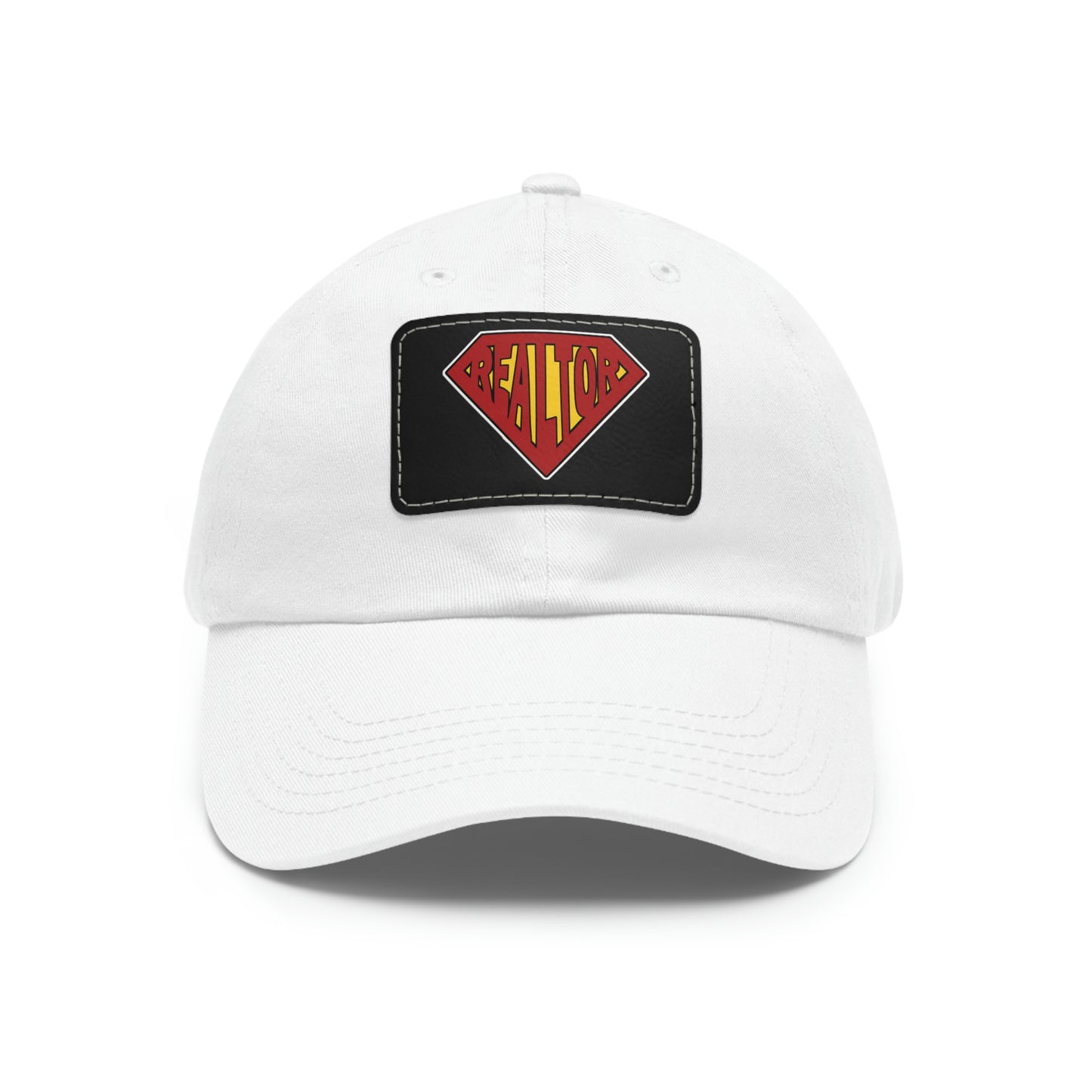 Super Realtor Hat with Leather Patch