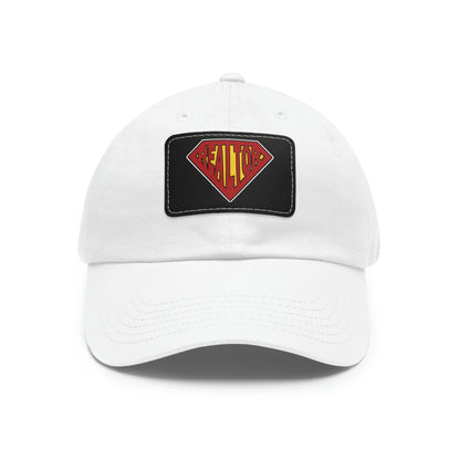 Super Realtor Hat with Leather Patch