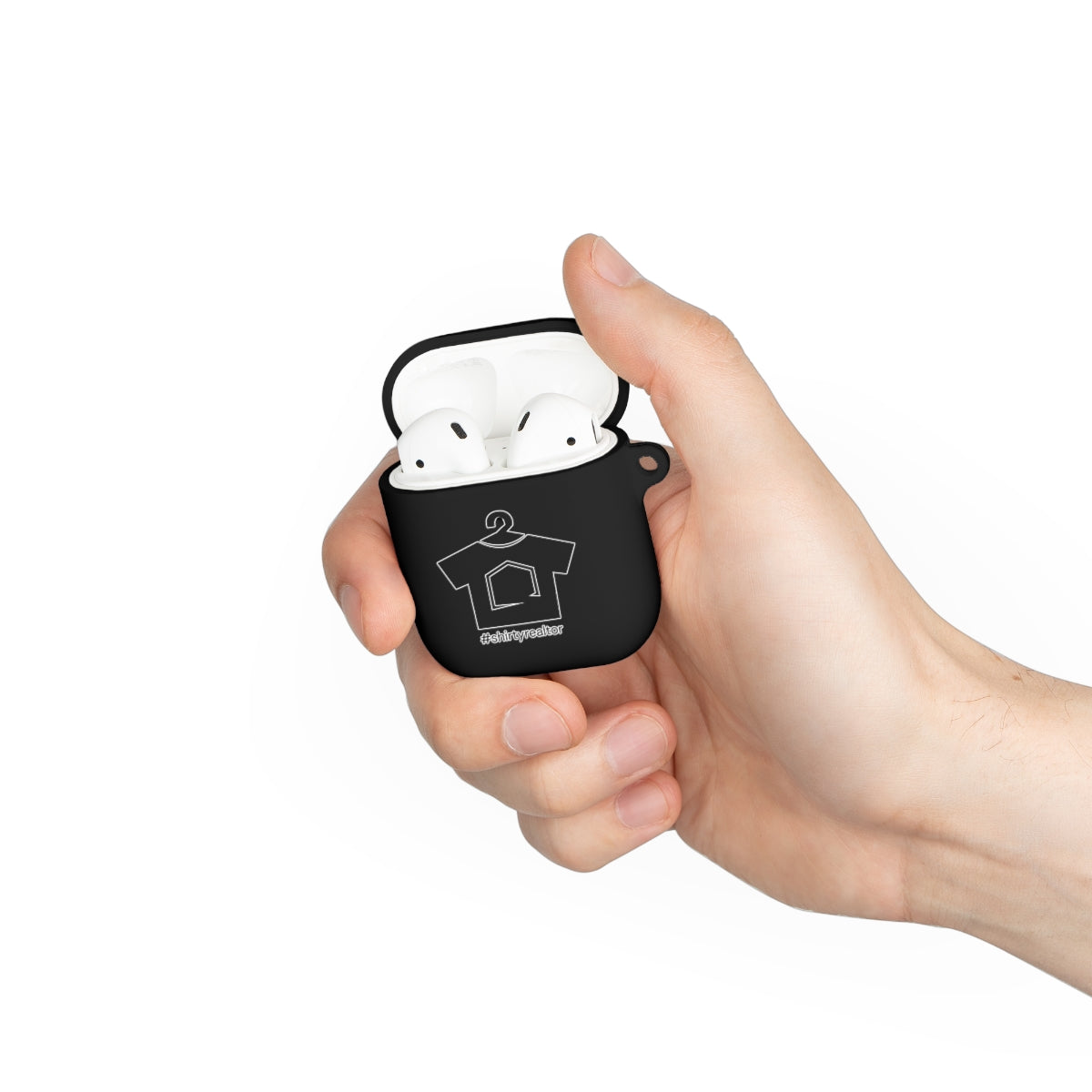 Shirty Realtor Black Logo AirPods Case - ShirtRealtorsWear