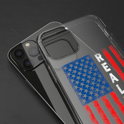 American Flag Realtor Clear Phone Case