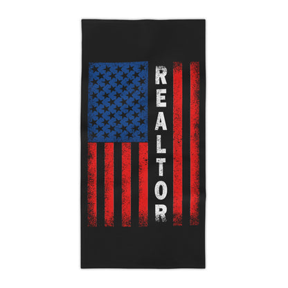 American Flag Realtor Beach Towels