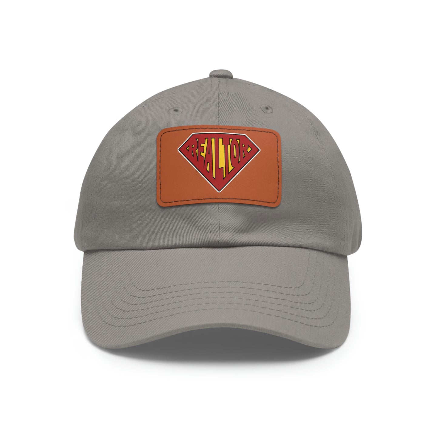 Super Realtor Hat with Leather Patch