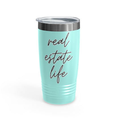 Real Estate Life Elegant Ringneck Tumbler