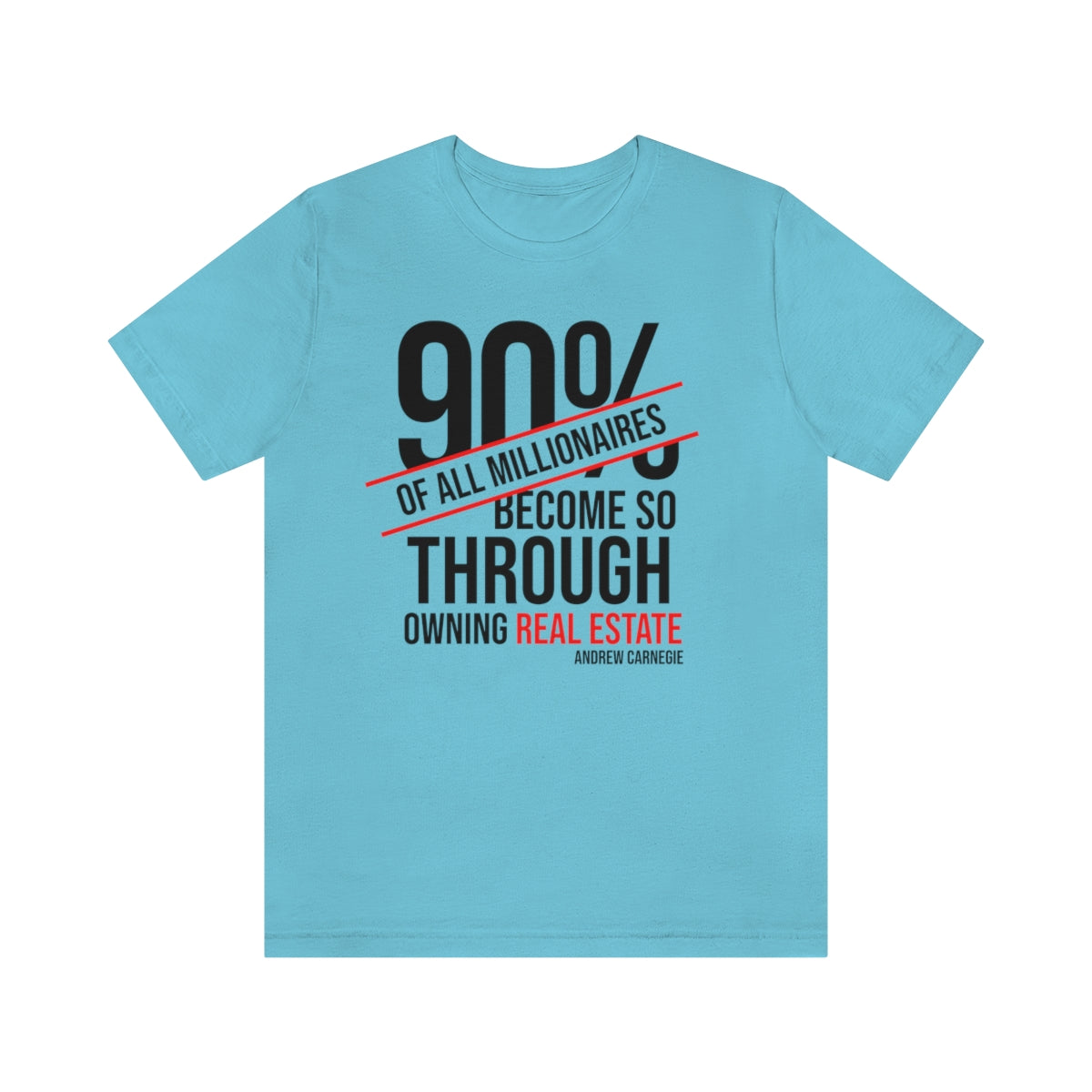 90 Percent of Millionaires - ShirtRealtorsWear